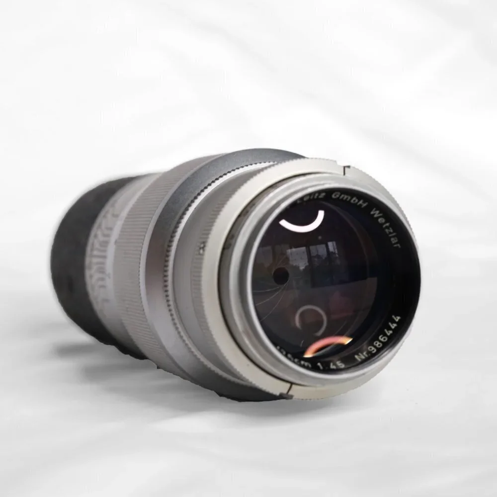 Leica Hektor Camera Lens with Leather Case